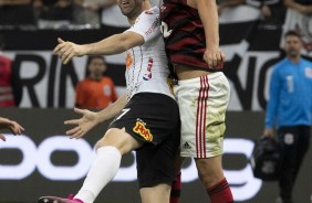 Boselli durante jogo contra o Flamengo, na Arena Corinthians, pelo Brasileiro