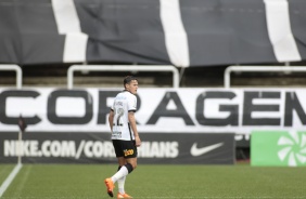 Mateus Vital no jogo contra a Ponte Preta, na Neo Qumica Arena, pelo Campeonato Paulista