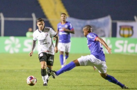 Lateral Fagner durante partida contra o So Caetano pelo Campeonato Paulista 2021