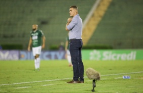 Tcnico Vagner Mancini comandou o Corinthians no duelo contra o Guarani, pelo Paulisto