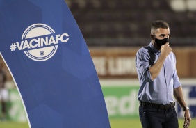 Vagner Mancini durante jogo entre Corinthians e Ferroviria, na Fonte Luminosa