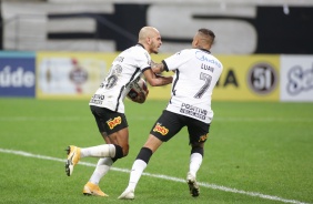 Fbio Santos marcou o gol de empate do Corinthians, contra o So Bento