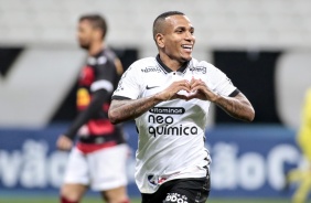 Otero anotou o primeiro gol do Corinthians, na Neo Qumica Arena, contra o Ituano