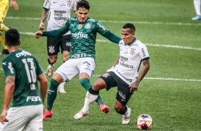 Otero durante Drbi entre Corinthians e Palmeiras, na Neo Qumica Arena, pela semifinal do Paulisto