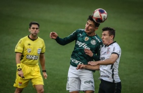 Piton durante Drbi entre Corinthians e Palmeiras, na Neo Qumica Arena