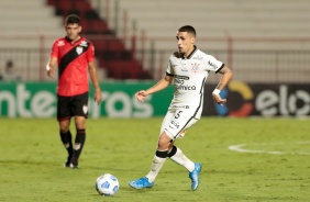 Gabriel durante jogo entre Corinthians e Atltico-GO, pela Copa do Brasil