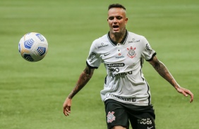 Luan durante Drbi entre Corinthians e Palmeiras, pelo Brasileiro