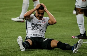 Roni durante Drbi entre Corinthians e Palmeiras, pelo Brasileiro