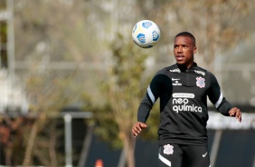 Xavier durante treino do Corinthians em preparao para duelo contra o Flamengo