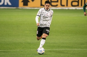 Fagner durante jogo entre Corinthians e Palmeiras, pelo Brasileiro, na Neo Qumica Arena