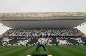 Mosaico para o clssico entre Corinthians e Palmeiras, na Neo Qumica Arena