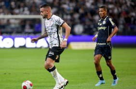 Renato Augusto em derrota do Corinthians para o Santos nesta quarta-feira