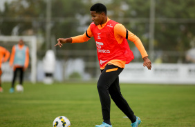 Wesley em penltimo treino do Corinthians antes de enfrentar o Atltico Goianiense