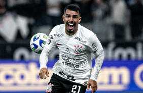 Matheus Bidu aps marcar o seu primeiro gol pelo Corinthians