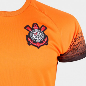 Nova camisa do Corinthians laranja detalhes