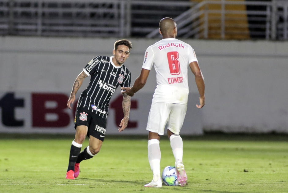 Jogadores em ao contra o Bragantino pelo Campeonato Brasileiro