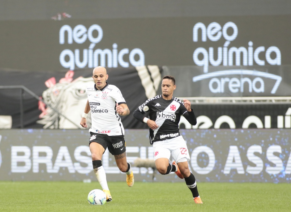 Fbio Santos no jogo contra o Vasco, na Neo Qumica Arena, pelo Campeonato Brasileiro