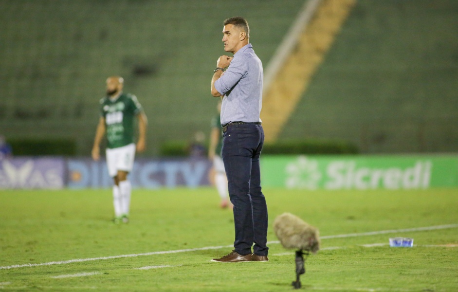 Tcnico Vagner Mancini comandou o Corinthians no duelo contra o Guarani, pelo Paulisto