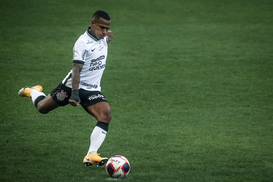 Otero durante jogo contra a Inter de Limeira, pelas quartas de final do Campeonato Paulista 2021