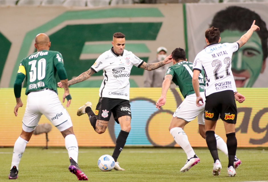 Luan no Drbi entre Corinthians e Palmeiras, no Allianz Parque, pelo Brasileiro
