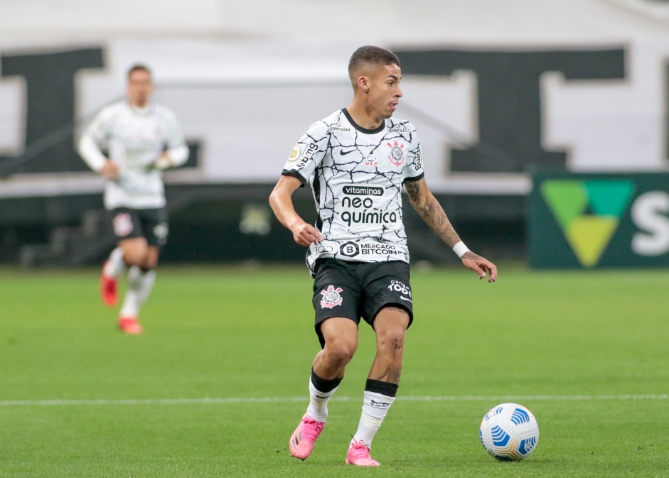 Gabriel Pereira no Drbi entre Corinthians e Palmeiras, pelo Brasileiro, na Neo Qumica Arena